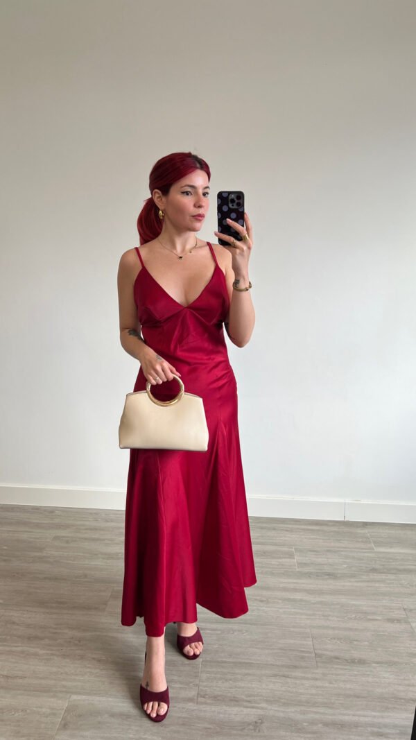 Vestido Lencero de Tirantes y Saya de Piezas