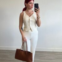 Conjunto Chaleco y Pantalón sin Fajín