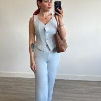 Conjunto Chaleco y Pantalón sin Fajín