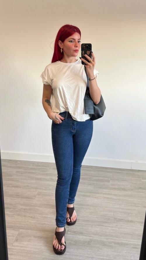 Jean Skinny Mezclilla Oscura