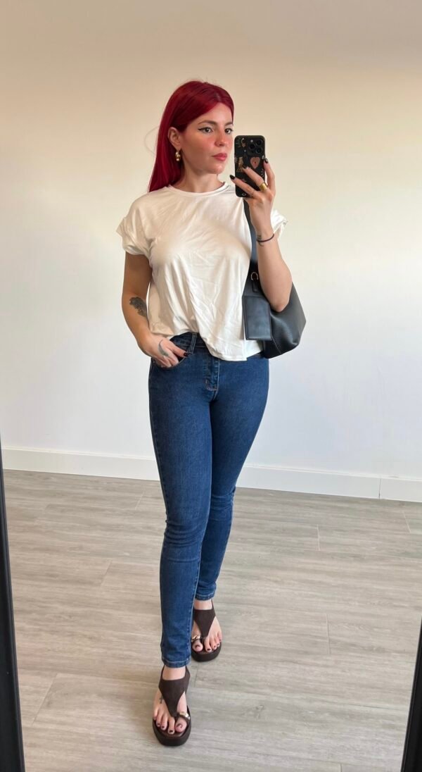 Jean Skinny Mezclilla Oscura