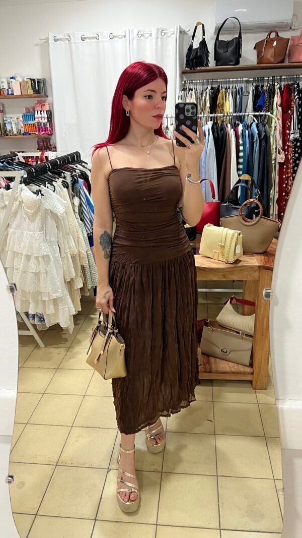 Vestido Largo Carmelita de Gasa