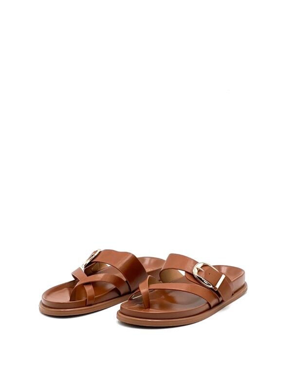 Sandalias Camel Tira Cruzada