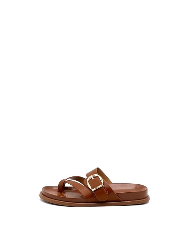 Sandalias Camel Tira Cruzada