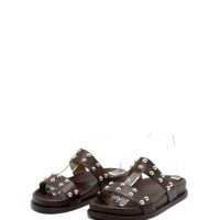 Sandalias Chocolate con Remache
