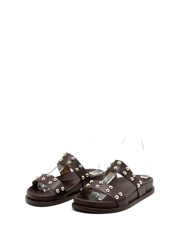 Sandalias Chocolate con Remache