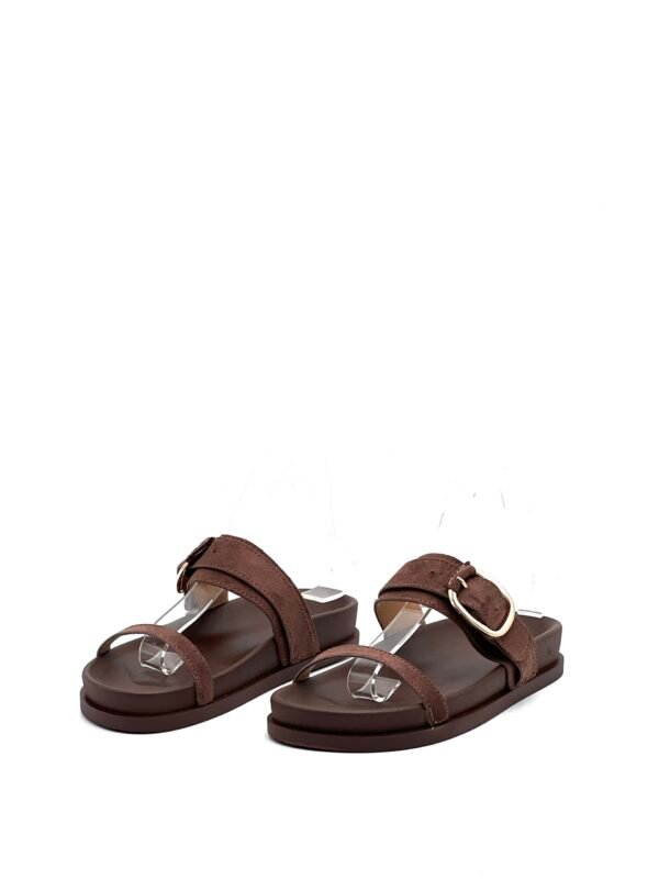 Sandalia Dos Tiras Chocolate
