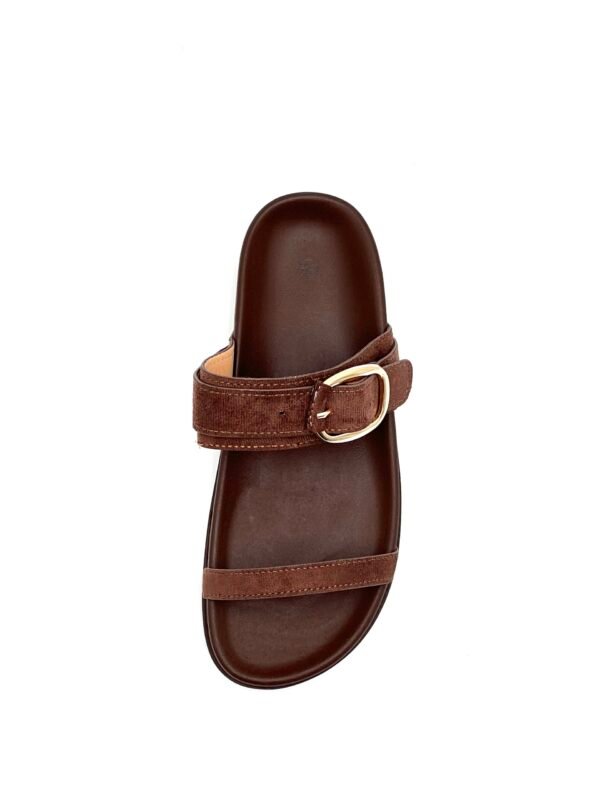 Sandalia Dos Tiras Chocolate