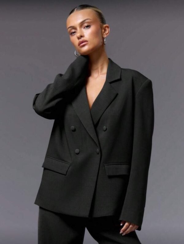 Blazer Negro Cruzado