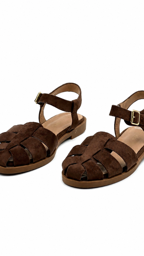 083139FA-3620-4EF8-9A6E-27C3E4C955EC Sandalias Cangrejeras Chocolate