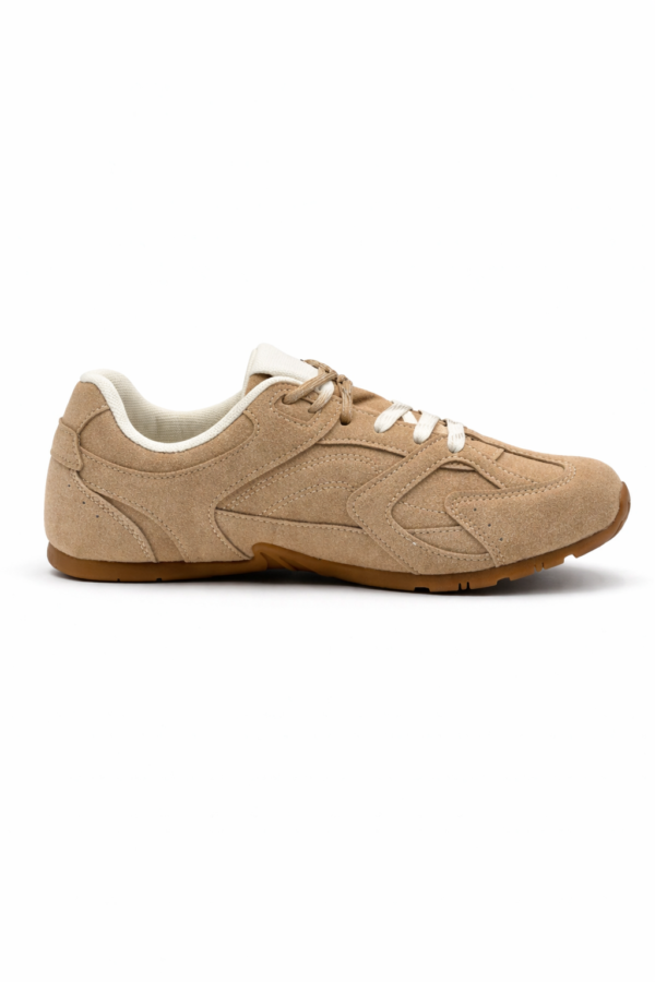 Tenis Color Beige con Abalorio