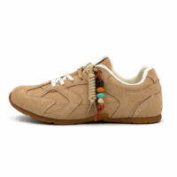 Tenis Color Beige con Abalorio