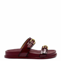 Sandalias Color Burdeos
