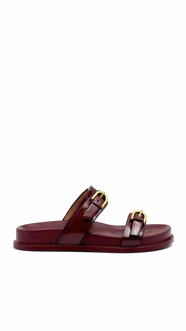Sandalias Color Burdeos