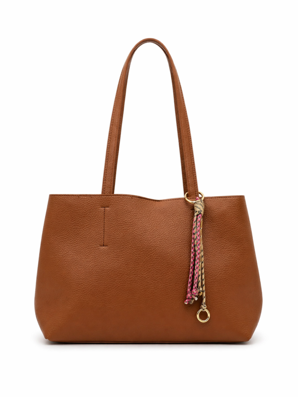 Cartera Mediana Polipiel Camel
