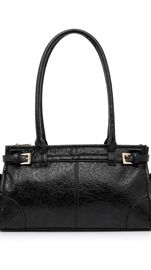 82F7B6CC-62CD-4DBA-8B8D-3504DF212B0C Cartera Negra Rectangular Asas Largas