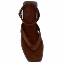 Sandalias Cogidas al Tobillo Chocolate