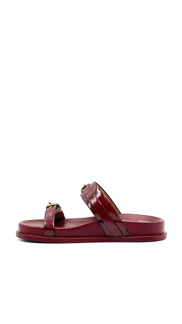 Sandalias Color Burdeos