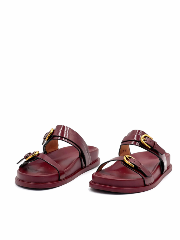 Sandalias Color Burdeos