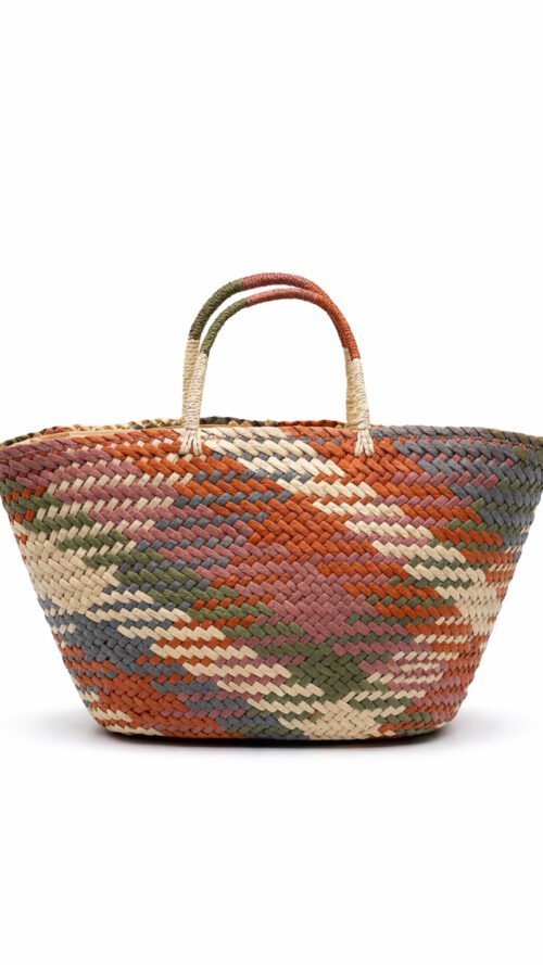 IMG_1913 Cartera de Rafia de Colores