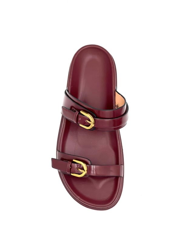 Sandalias Color Burdeos