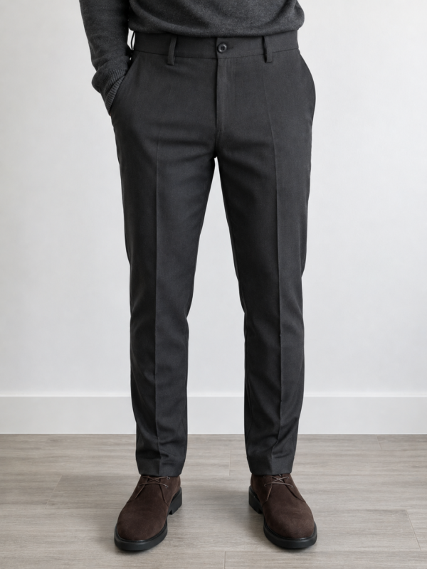 Pantalón de Vestir Gris Ratón