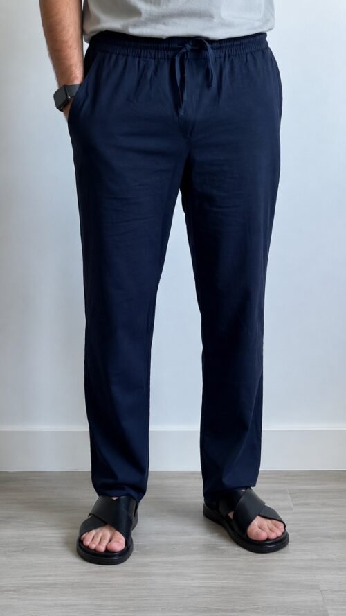 1d4e9720-f27c-46e9-9f29-45f68fe28f89 Pantalón con Cordón Azul Marino