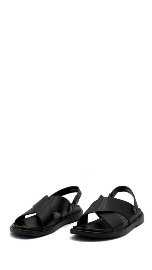 Sandalias Cruzadas Negras