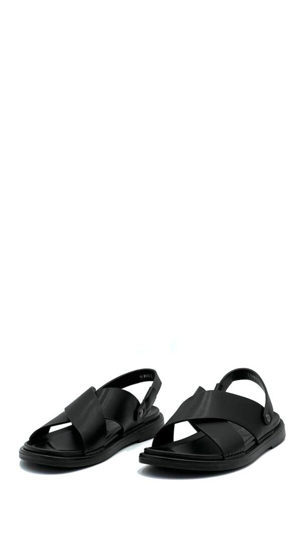 Sandalias Cruzadas Negras