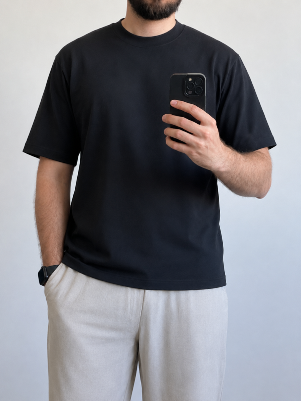 Camiseta Negra Oversize