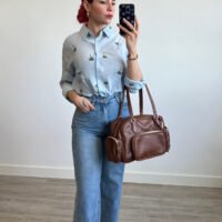 Camisa Estampado Palmeras
