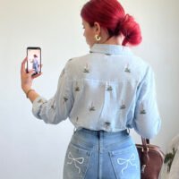Camisa Estampado Palmeras