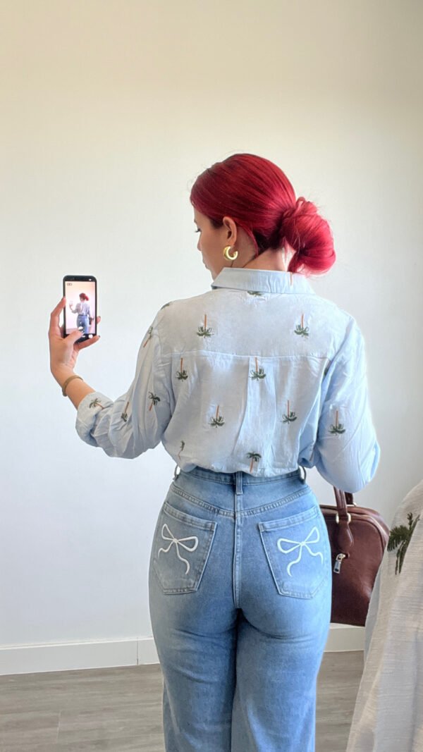 Camisa Estampado Palmeras