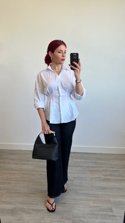IMG_2824 Camisa Blanca con Pliegues