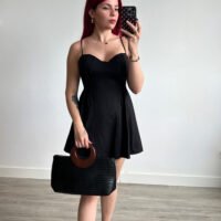 Vestido Tirantes Escote Corazón