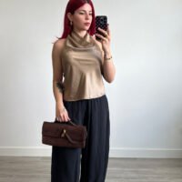 Pantalón Bombacho de Pliegues