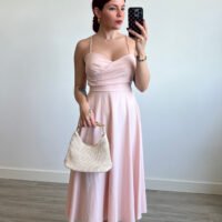Vestido Entrelazado de Tirantes