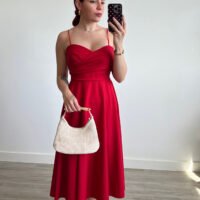 Vestido Entrelazado de Tirantes