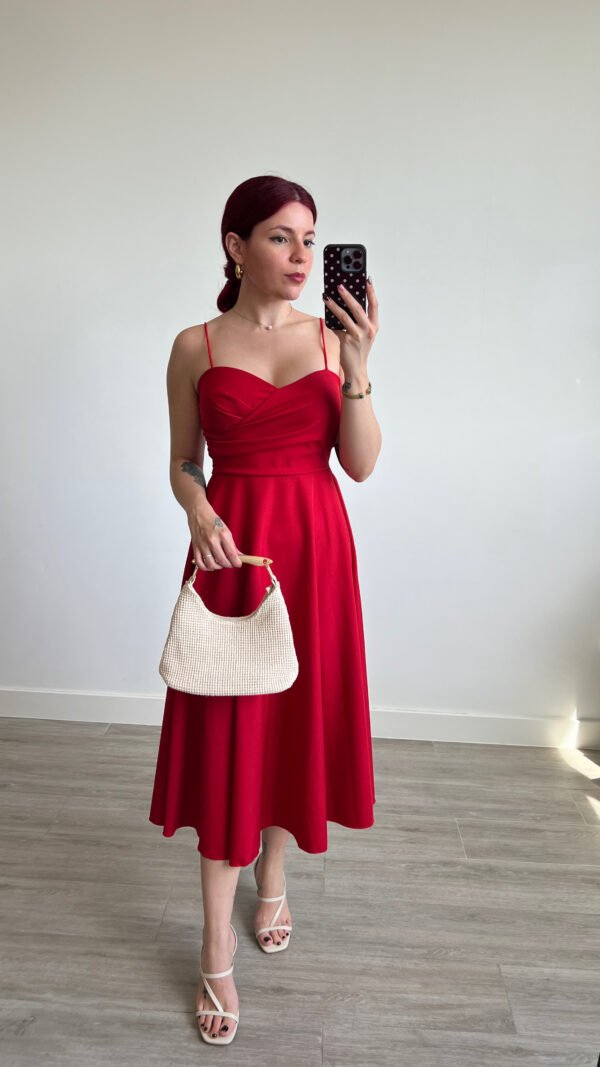 Vestido Entrelazado de Tirantes