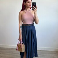 Top Color Entero Cuello Halter