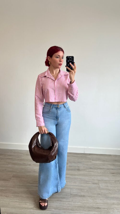 Jean Wide Leg Mezclilla Clara
