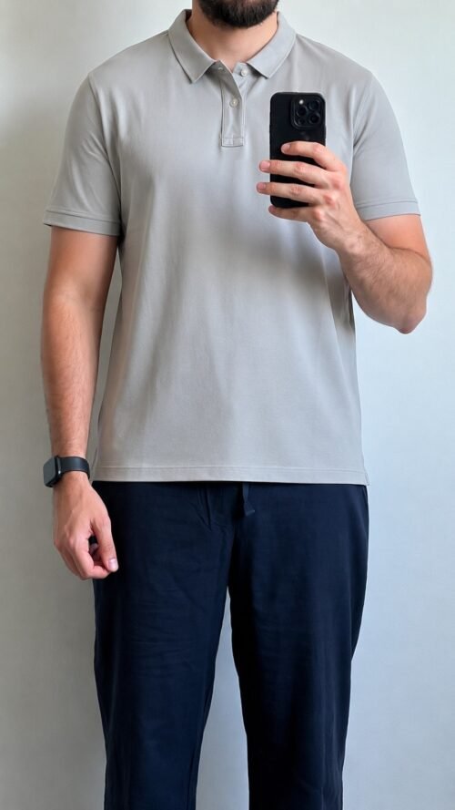 Polo Gris Claro
