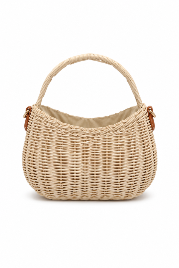 Cartera Pequeña de Rafia Dura