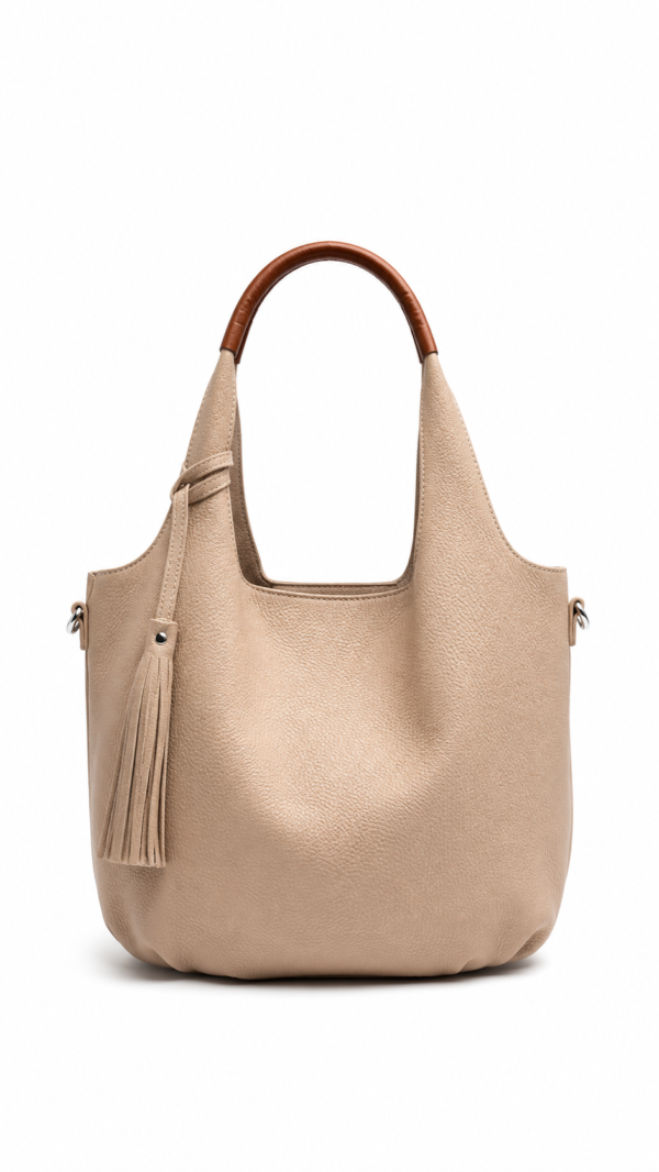 Cartera Mediana Adorno de Flecos
