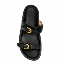 Sandalias Dos Tiras Negras