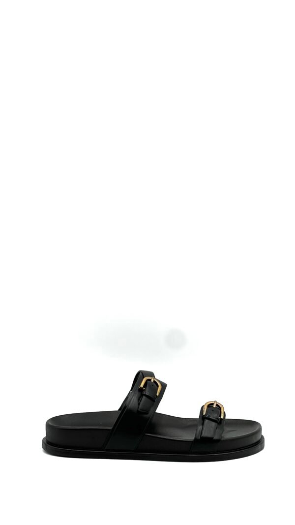 Sandalias Dos Tiras Negras