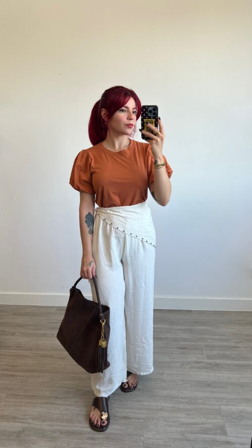Pantalón con Pañuelo con Remaches