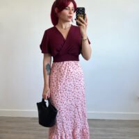 Top Corto Cruzado al Frente