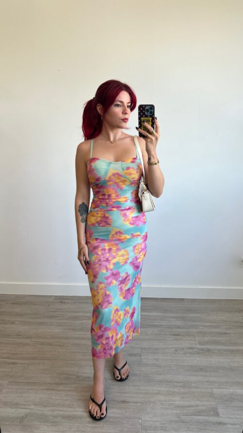 Vestido de Tul Ajustado