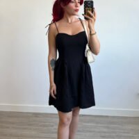 Vestido Corto Escote Corazón